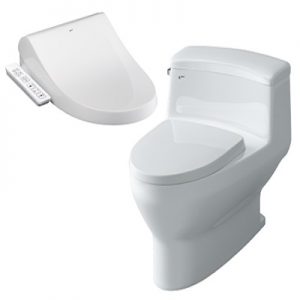 Bồn cầu Inax nắp điện tử AC-4005+CW-H18VN