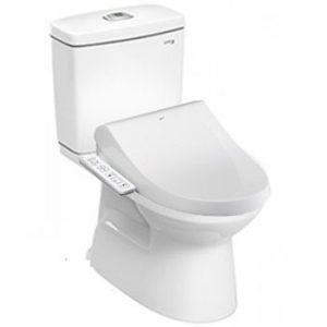 Bồn cầu Inax nắp điện tử AC-504A+CW-H17VN/BW1