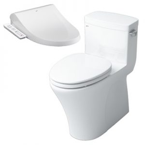 Bồn cầu Inax nắp điện tử AC-991R+CW-H18VN