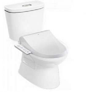 Bồn cầu Inax nắp điện tử C-306A+CW-H17VN/BW1