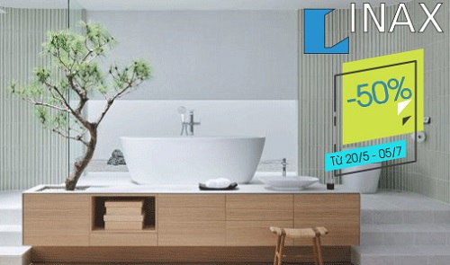 Thiết bị vệ sinh INAX tưng bừng khuyến mãi Hè 2025 SALE up to 50%
